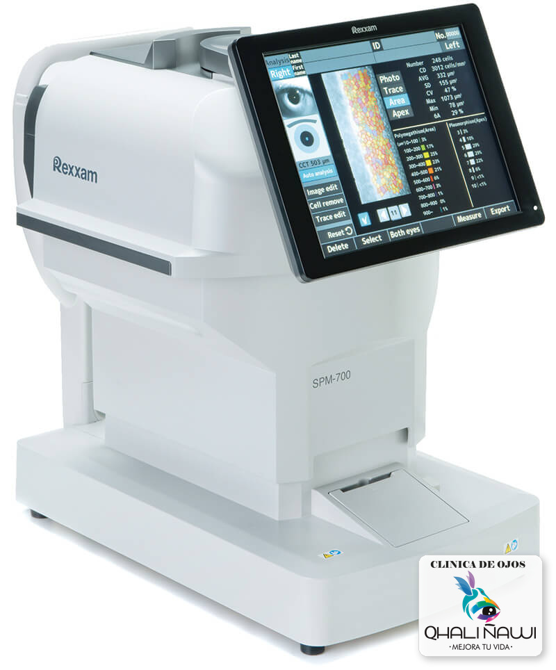 Microscopía especular endotelio corneal SPM-700