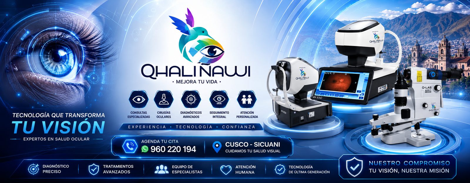 Tecnología que transforma tu visión - Qhali Ñawi