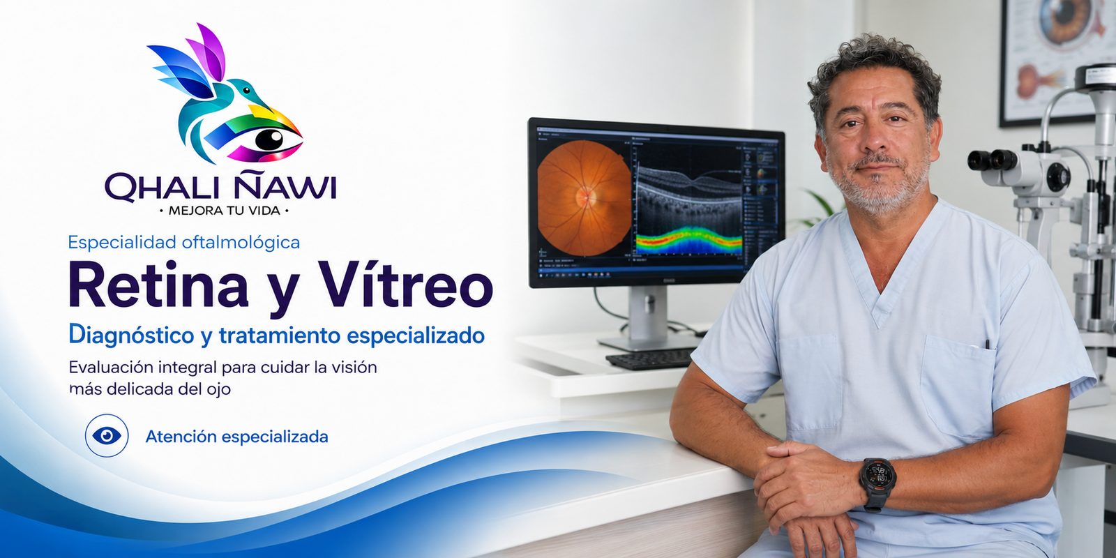 Fotocoagulación retinal láser argón