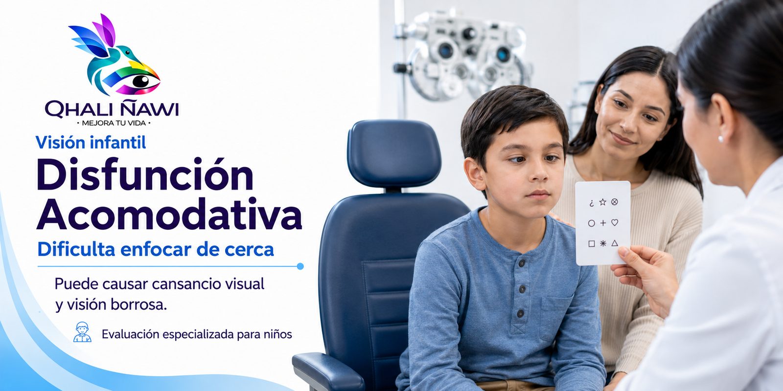 Disfunción acomodativa enfoque visual